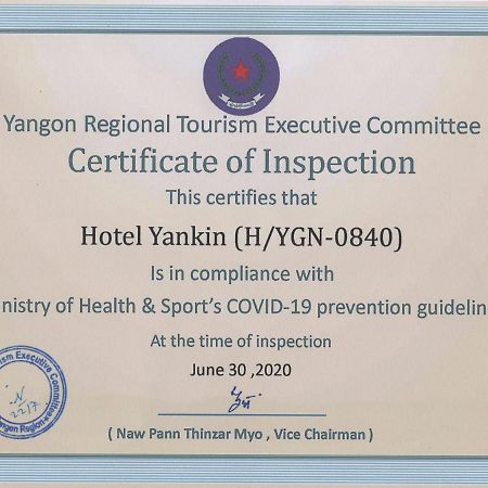 Hotel Yankin Yangon Exterior foto